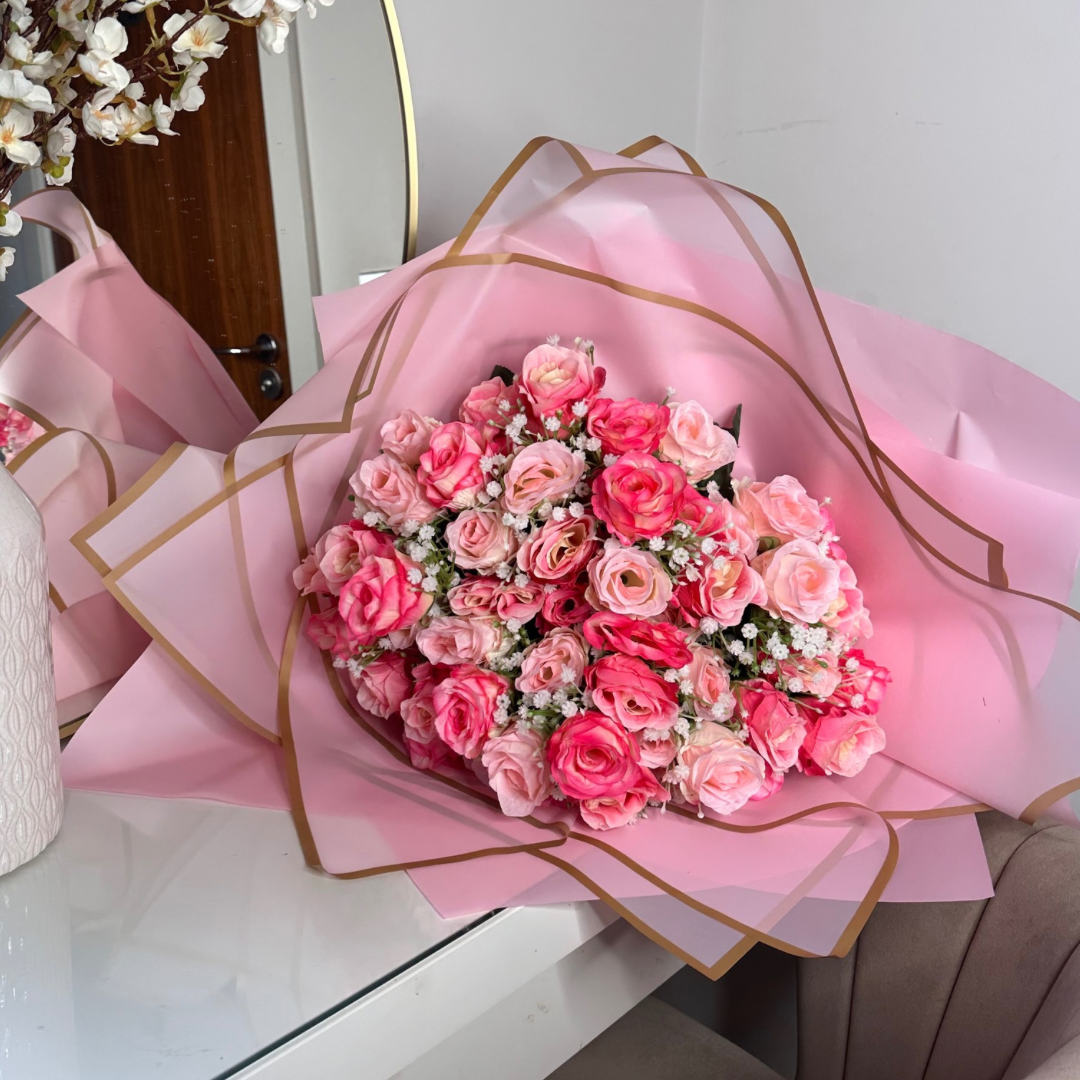 Rosebud Pink Forever Bouquet