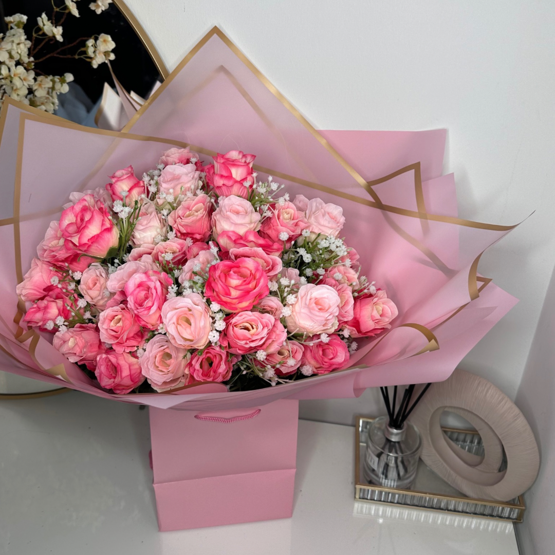 Rosebud Pink Forever Bouquet