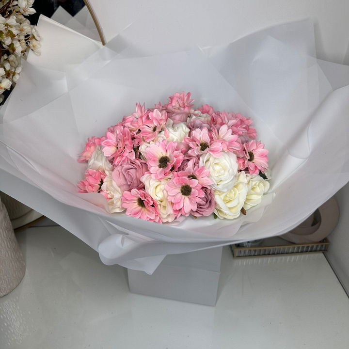 Mixed Rose/Gerbera Forever Bouquet