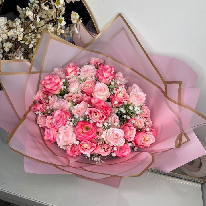 Rosebud Pink Forever Bouquet